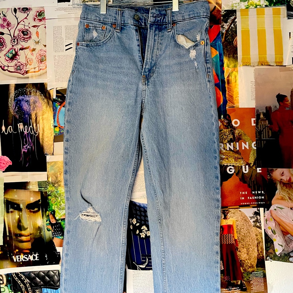 gap Sky high straight jeans